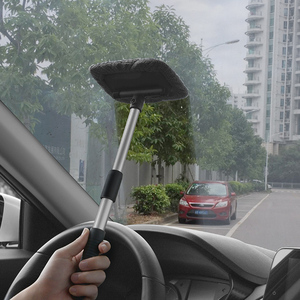 <b>Car</b> Windshield Cleaner Telescopic Aluminum Alloy Brush For Interior Window Cleaning No Watermarks - Product Image 1
