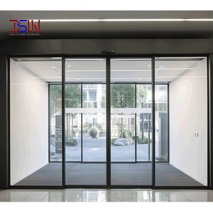 Puerta Corredera Comercial Profesional, Resistente al Fuego, Construcción Metálica Hueca, Cumple con ADA, Alta Seguridad para Edificios de Oficinas con Alto Tráfico - Product Image 1