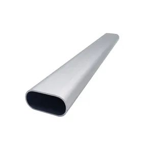 Fornitore di tubi in alluminio tubo ovale in alluminio anodizzato T5 6063