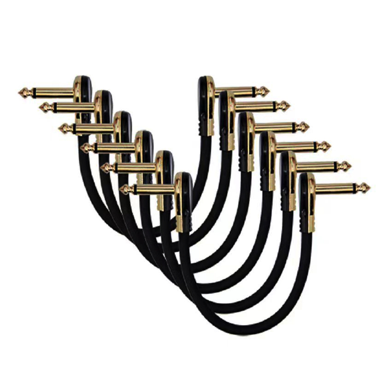 6PCS Guitar a Patch Cables Right