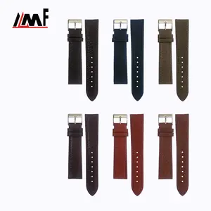 Italian Leather Series Popular Simple Multi-color 20*18mm Leather Strap Water Resistant More Convenient Than Luxury Watch Stra