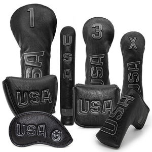 Vente en gros de housses en <span class=keywords><strong>bois</strong></span> de <span class=keywords><strong>golf</strong></span> avec logo personnalisé USA couvre-chef de <span class=keywords><strong>golf</strong></span> en cuir de qualité supérieure couvre-chef en <span class=keywords><strong>bois</strong></span> de <span class=keywords><strong>golf</strong></span> - Product Image 2