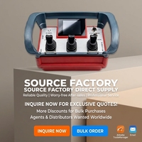 Control Remoto Inalámbrico Industrial para Cargador de Troncos, 500m, IP67, 12-24V, Controlador de Equipos Hidráulicos