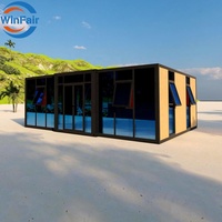 WinFair Chine – Nouvelle maison conteneur préfabriquée mobile et extensible à faible coût pour zone de réception / bureau de jardin / studio de cour arrière