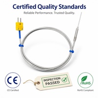 Sensor Suhu Tugas Berat SUS310/316 Tanpa Layar, Sensor Termal OEM/ODM IP64 Garansi 1 Tahun untuk Peralatan Industri