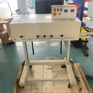 Scelleuse à induction continue de bureau emballeuse de nourriture sac chauffant à bande verticale feuille d'aluminium machine à sceller les sacs de café en plastique - Product Image 4