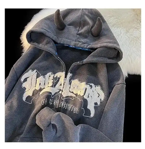 <span class=keywords><strong>Felpa</strong></span> da uomo <span class=keywords><strong>con</strong></span> <span class=keywords><strong>cappuccio</strong></span> ricamato e <span class=keywords><strong>cappuccio</strong></span> <span class=keywords><strong>con</strong></span> <span class=keywords><strong>corna</strong></span> <span class=keywords><strong>con</strong></span> Logo Streetwear <span class=keywords><strong>con</strong></span> Applique personalizzate <span class=keywords><strong>con</strong></span> ricamo in ciniglia - Product Image 2