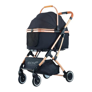 Poussette pour animaux de compagnie poussette pour chien chat avec panier de rangement pliable léger chariot de transport de chien poussette de Jogging - Product Image 4