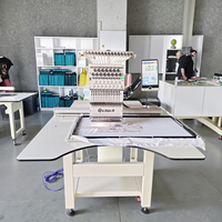 Dahao A15 PRO Máquina de bordado de una sola cabeza para uso doméstico Logotipo de costura en monograma Sombreros Camisas Nueva condición Componente de motor central