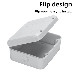 Nhựa <span class=keywords><strong>Video</strong></span> kết nối ẩn hộp cáp khung điện ẩn hộp vuông nối máy ảnh lưu trữ điện Hộp phụ kiện an ninh - Product Image 3