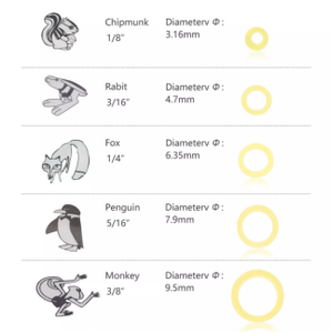 Nha khoa chỉnh nha ban nhạc cao su Ortho elastics <span class=keywords><strong>Latex</strong></span> niềng răng trong các kích cỡ khác nhau - Product Image 4