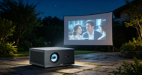 Proyector LED Portátil Mini 4K con Sistema Android 14, WiFi 5G, Resolución Nativa Full HD 1080p, Pantalla LCD para Cine en Casa, Sellado de Fábrica, Modelo X45