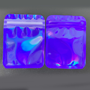 8.5x13cm Colorful Aluminum Foil Yin-Yang Self Sealing Bag Custom Laser Printing Jewelry <b>Packaging</b> Bag - Product Image 3