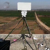 Radar de surveillance 3D en bande Ku, balayage mécanique de fréquence azimutale LFMCW, portée de 3 km, suivi de 100 cibles, puissance de 80 W, anti-drone