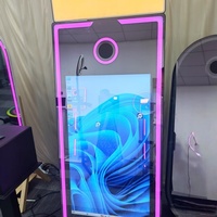 Photomaton Magique à Écran Tactile avec Impression Instantanée pour Appareils Photo Reflex et Smartphones – Machine à Selfie pour Événements