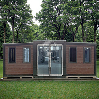 Nouvelle maison préfabriquée en conteneur d'acier extensible de 20 à 40 pieds, appartement de 2 à 4 chambres, design moderne et luxueux, certifié CE