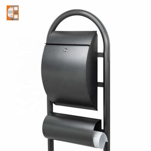 Custom Galvanized Steel Outdoor Freestanding Mailbox <strong>Post</strong> <strong>Box</strong> <strong>for</strong> Outdoor <strong>Home</strong> or Garden Use Mailbox Letter <strong>Box</strong> - Product Image 6