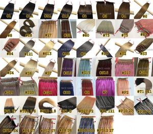 Extensions de cheveux humains Remy de qualité 12A, à pointe effilée, nouées à la machine, pour retouche, style coréen, les plus vendues - Product Image 5