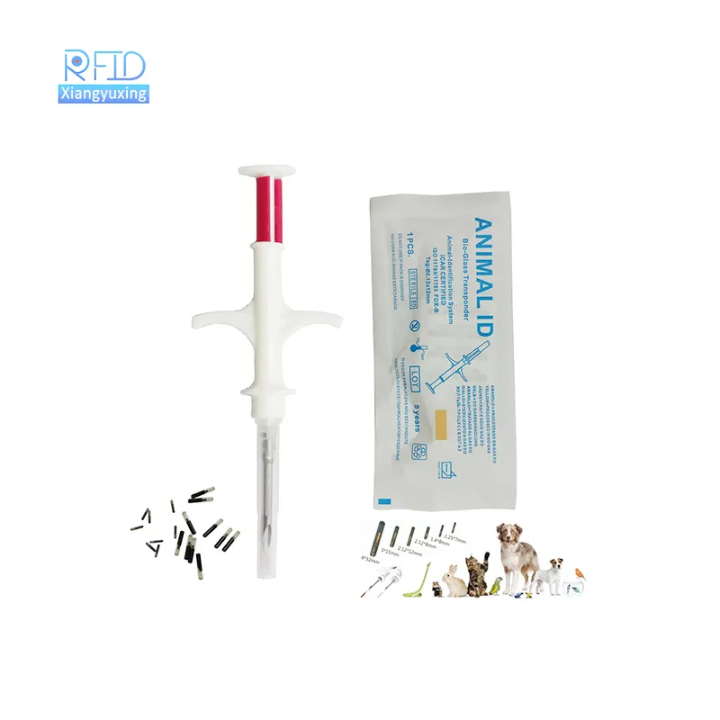 Animal microchip Injectable Pet Dog ID Horse Animal Tracking Chip RFID Microchip Syringe