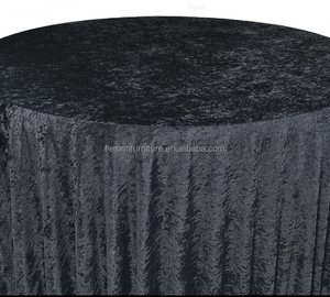 <span class=keywords><strong>Nappe</strong></span> ronde en velours <span class=keywords><strong>noir</strong></span> de 120 pouces, simple, faite à la main, lavable, pour les mariages, les événements <span class=keywords><strong>et</strong></span> les hôtels - Product Image 6
