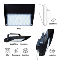 Projecteur LED ultra-mince pour terrains de pickleball et de badminton, lumière du jour 5000K, 300W, 240W, 200W, IP66