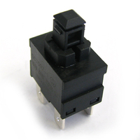 Interrupteur à bouton-poussoir carré Baokezhen SC7097 16a 250v T125 Bouton-poussoir marche/arrêt avec verrouillage et lumière