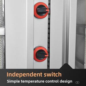 เครื่องทำแซนด์วิชเนื้อเคบับแบบหมุนได้มอเตอร์แก๊สอัตโนมัติใช้ในเชิงพาณิชย์แนวตะวันออกกลางและบราซิล - Product Image 5