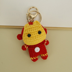 Kiva anh hùng loạt phim hoạt hình búp bê dệt kim cô gái sợi móc Anime Búp bê mặt dây chuyền thủ công PP bông đầy - Product Image 3