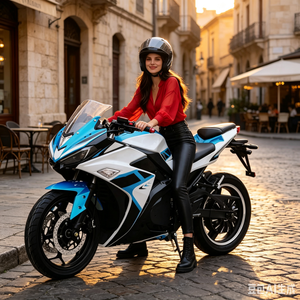 Motocicleta Deportiva para Adultos, 3000W, Motor de Litio, Moto Eléctrica, 72V, Alta Velocidad 150km/h, Motocicleta Todoterreno - Product Image 1