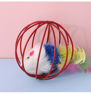 Vendita Diretta del Produttore di Giocattoli Colorati, Giocattoli Interattivi per Gatti con Topo Rotolante - Product Image 2