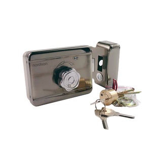 Long Lifespan Bạc An Ninh Điện Cổng Điện Rim Khóa Với Điều Khiển Từ Xa Tùy Chọn - Product Image 1