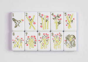 Tuiles de Mahjong Américaines de Luxe Taille Standard avec Nœud Papillon Personnalisé, en Mélamine Acrylique Mate Frotteuse à la Main, pour Divertissement Miss <span class=keywords><strong>Darling</strong></span> - Product Image 6