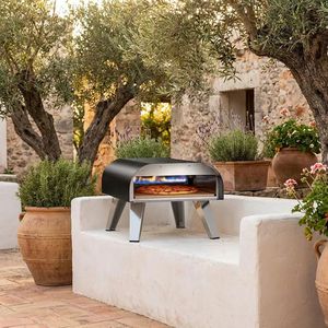 Horno de Pizza Portátil Fácil de Limpiar, de Acero Inoxidable, <span class=keywords><strong>a</strong></span> Gas, <span class=keywords><strong>para</strong></span> Exteriores, con <span class=keywords><strong>Piedra</strong></span> <span class=keywords><strong>para</strong></span> Hornear - Product Image 1