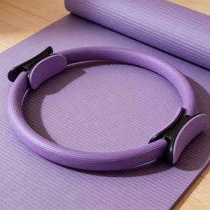 Cercle Magique de Fitness Noir pour Pilates – Ensemble d'anneaux d'exercice de yoga et de Pilates pour étirements - Product Image 5