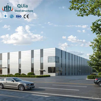 Atelier commercial préfabriqué en acier personnalisé, entrepôt à structure portique galvanisée – Conception sur mesure