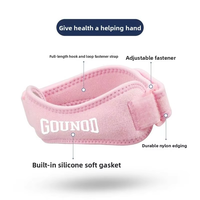 Attelle de genou réglable pour tendon rotulien, gonflable et confortable, pour la randonnée, la course, le saut, le ramassage, protection professionnelle