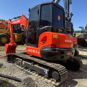 Excavadora Usada de 6 Toneladas Kubota 163 Kx163 en Buenas Condiciones, Fabricada con Orugas de Goma Kx163-5 en Venta - Product Image 3