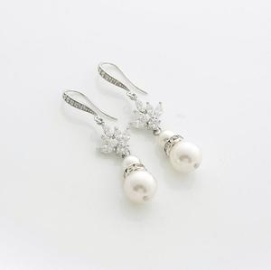 <b>Crystal</b> Bridal <b>Earrings</b> Unique Handmade Collection - Product Image 1