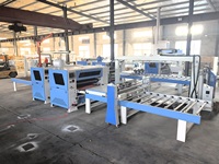 Mesin Laminasi Panel Kayu Datar 1350mm dengan Lem Cair Panas