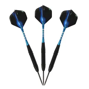 Fabriek Directe Verkoop 6 Packs Plastic Tip Darts Set Soft Tip Darts Aluminium Assen, Vluchten, messing Vaten China Dart Fabriek