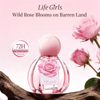 Parfum Rose Sauvage pour Filles Life Girls – Floral Boisé Frais, Élimine la Note Cloyante, Doux, Longue Durée, Sillage Élégant