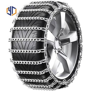YIDU Chaîne de pneu à neige en acier au manganèse antidérapant 2 pièces par jeu pour berlines/SUV/camions pneus de voiture d'hiver état neuf - Product Image 1