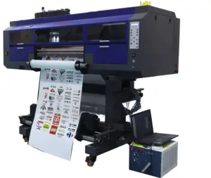 550MM यूवी dtf स्टीकर प्रिंटर छोटे laminator फिल्म प्रिंटर टी शर्ट मुद्रण मशीन यूवी के साथ dtf प्रिंटर