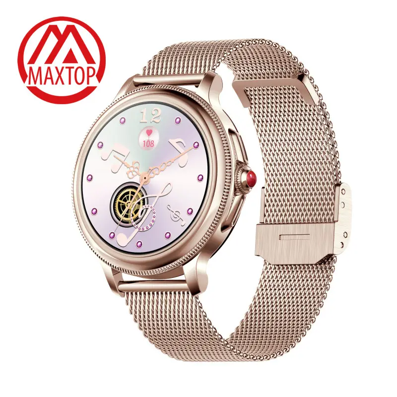 Maxtop orologio da donna orologio da polso per cellulare Touch Men Fitness Tracker Smart Watch