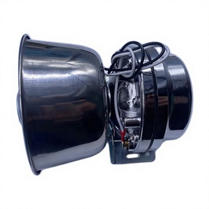 Klaxon d'alarme pour voiture, haut-parleur 200W en acier inoxydable, 12V, klaxon électrique haute puissance pour annonce de véhicule - Product Image 2