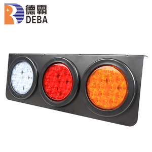 Đèn xi nhan, đèn phanh, đèn lùi tích hợp ba bóng LED, thiết kế mới nhất, 54 bóng LED, 12V 24V, dành cho xe tải, rơ moóc - Product Image 2