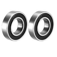 Rodamiento de Bolas de Ranura Profunda de Alta Velocidad y Bajo Ruido 6901RS 61901RS, Rodamiento de Acero Cromado 6901 61901 2RS para Motor Eléctrico y Husillo