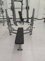 Banc plat d'entraînement en acier galvanisé de 3 mm d'épaisseur pour musculation, fitness et brûlage des graisses - Direct Usine