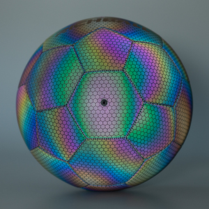 Custom Logo Holographic <strong>ball</strong> Glow In The Dark Football <strong>reflective</strong> Luminous Soccer <strong>Ball</strong> - Product Image 5