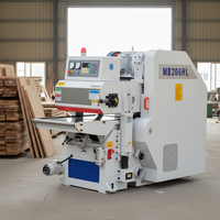 Cepilladora de Madera Industrial Automática de Doble Cara con Motor de 21.5KW y Cortador Espiral, Ancho de Cepillado de 625mm